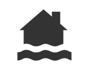 House on the flood icon